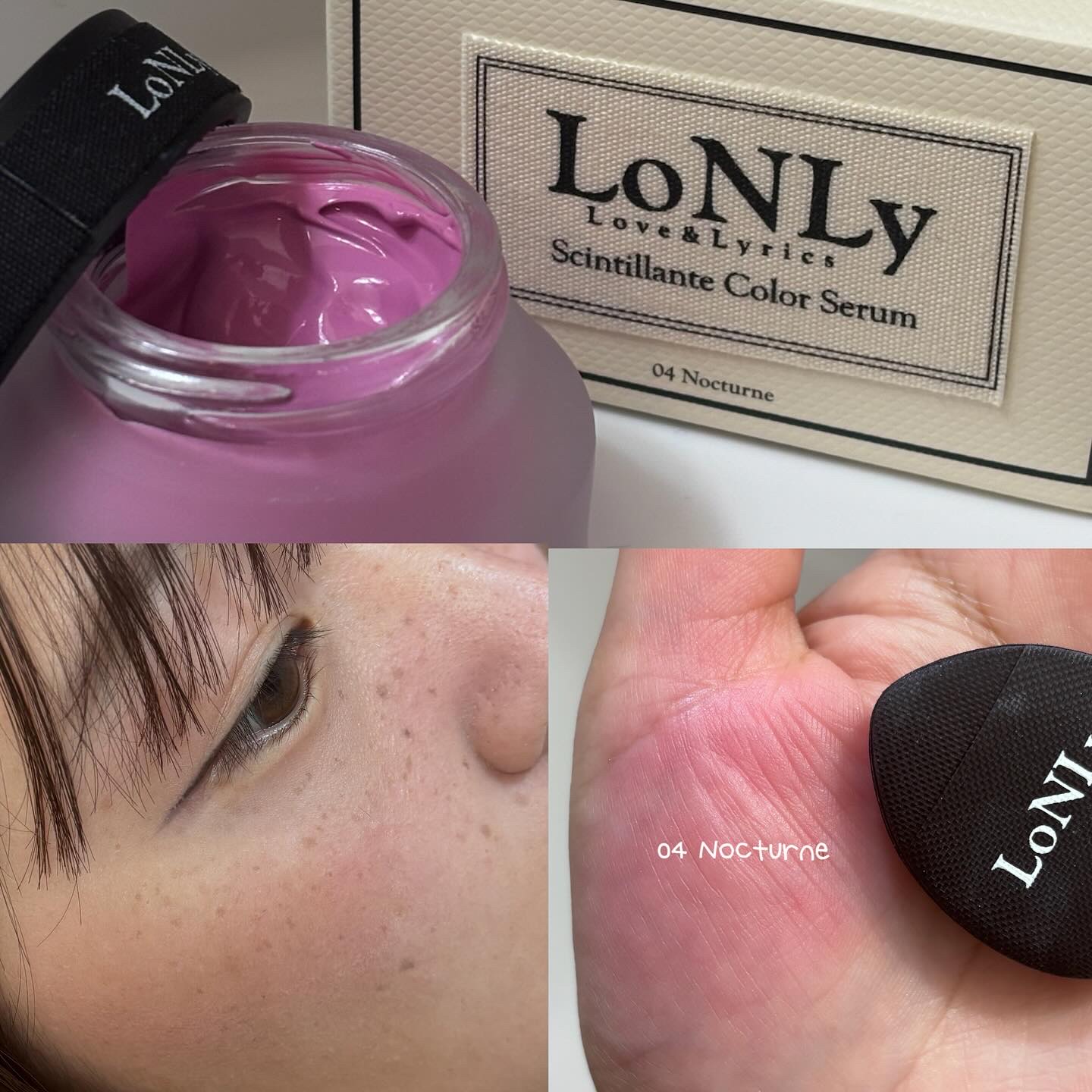 #メガ割購入品 

@lonly__official 🥀🤍⟡ ׅ 𓂋

私はみらいちゃんpickのCS04使用しました☺︎、じゅわっと血色感が出て可愛い🩷しずく型の専用パフが使いやすくて良かった！3Sカラーセラムも今ならついてくるか