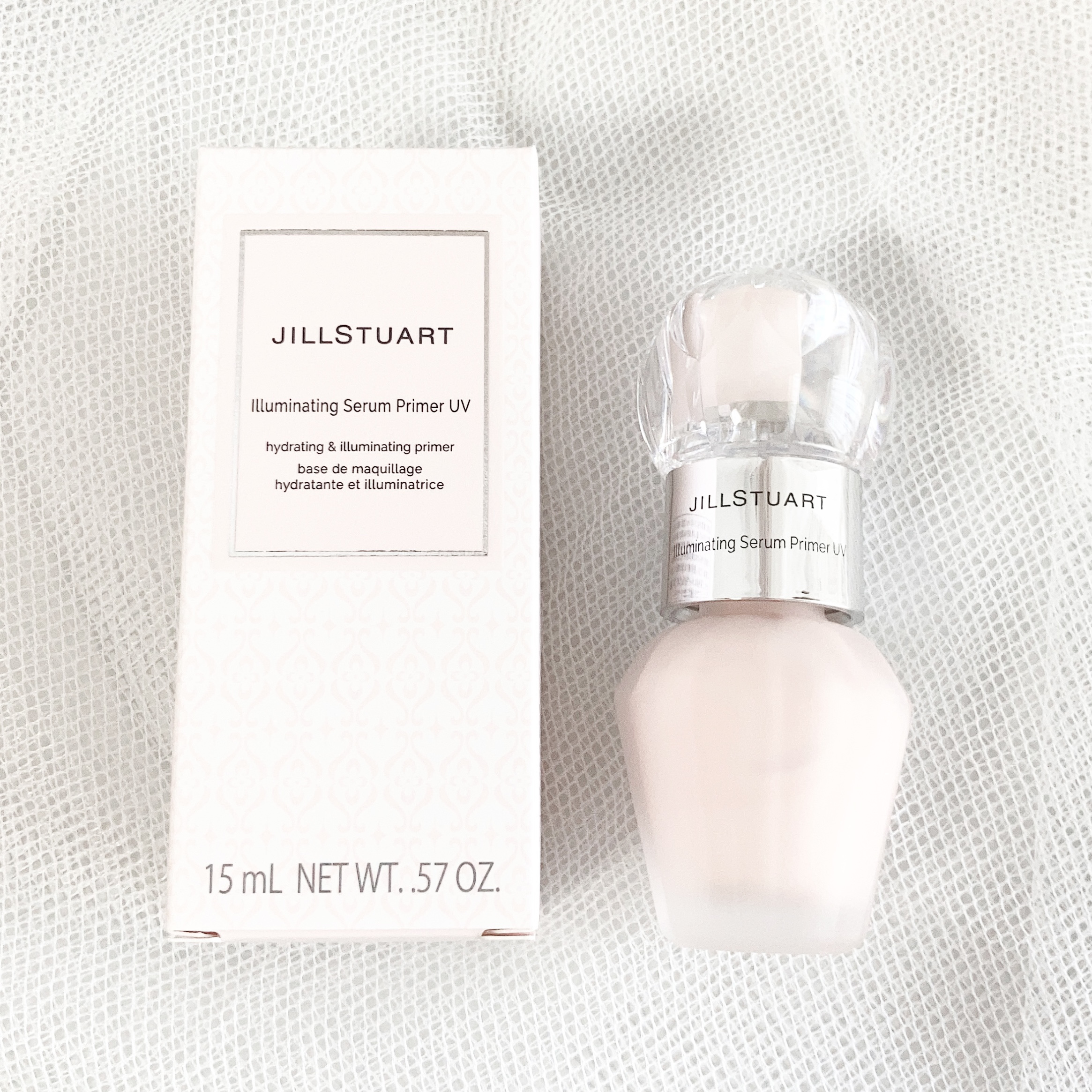 ジルスチュアート イルミネイティング セラムプライマー UV 01 pearly chiffon dress（ミニサイズ）/JILL STUART/化粧下地を使ったクチコミ（1枚目）