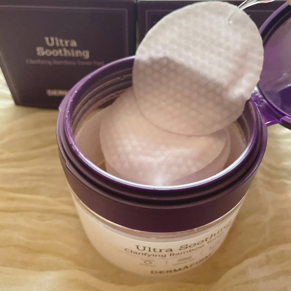 DERMAFIRMウルトラスーディングクラリファイングバンブートナーパッド/ダーマファーム/トナーパッドを使ったクチコミ（2枚目）