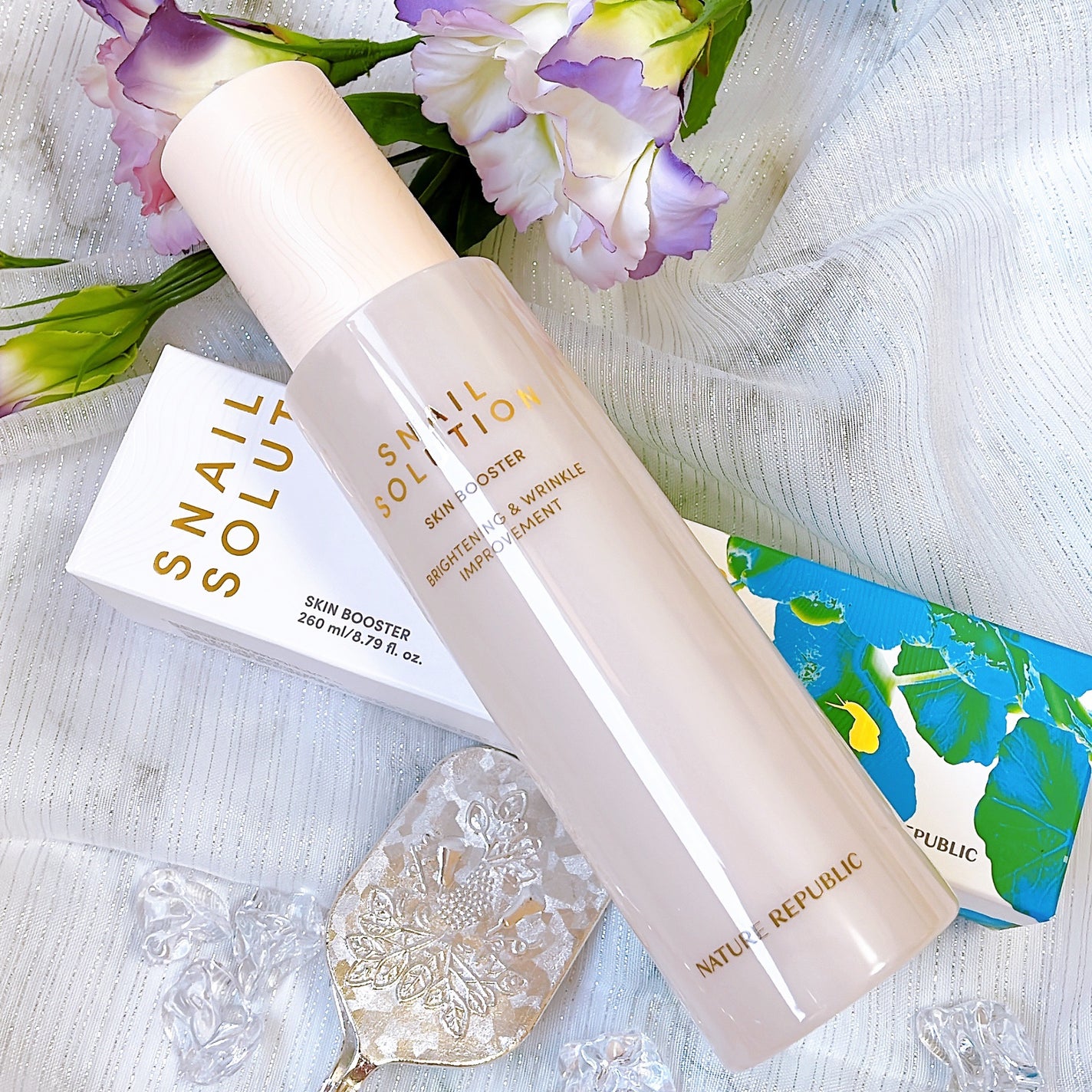 スネイルソリューション スキンブースター(R)/ネイチャーリパブリック/ブースター・導入液を使ったクチコミ(4枚目)