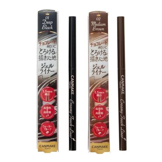 クリーミータッチライナー/キャンメイク/ジェルアイライナーを使ったクチコミ（1枚目）