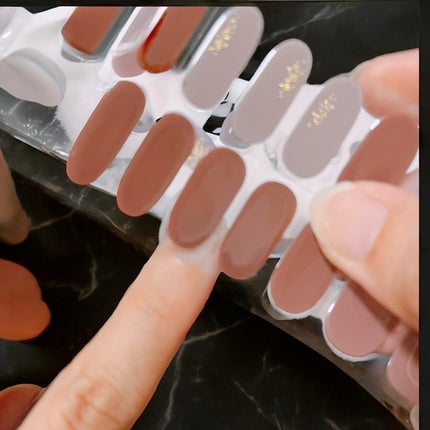 セミキュアジェルネイル(ハンド)/ohora/ネイルシールを使ったクチコミ(6枚目)