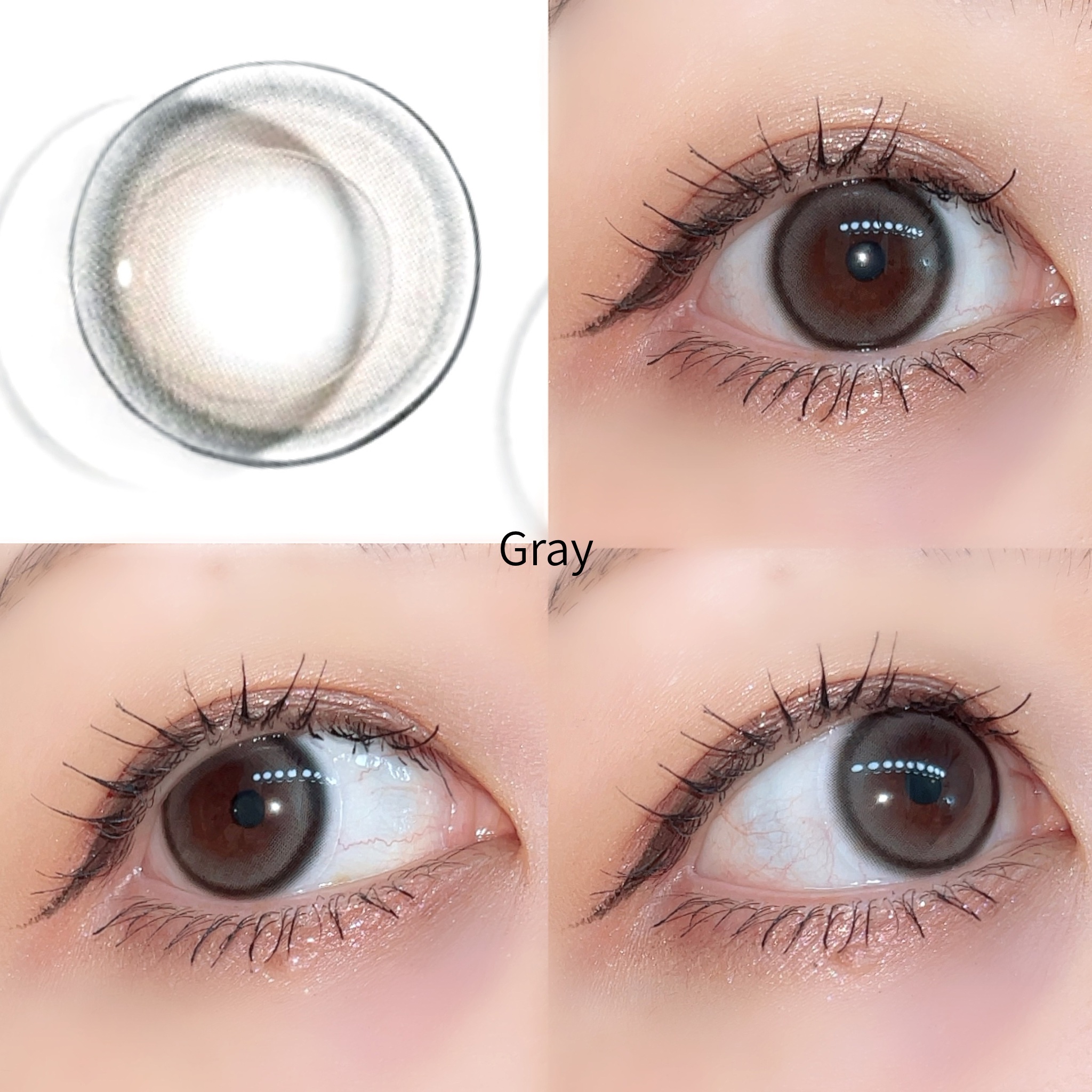 I am Kristin/Hapa kristin/１ヶ月（１MONTH）カラコンを使ったクチコミ（3枚目）