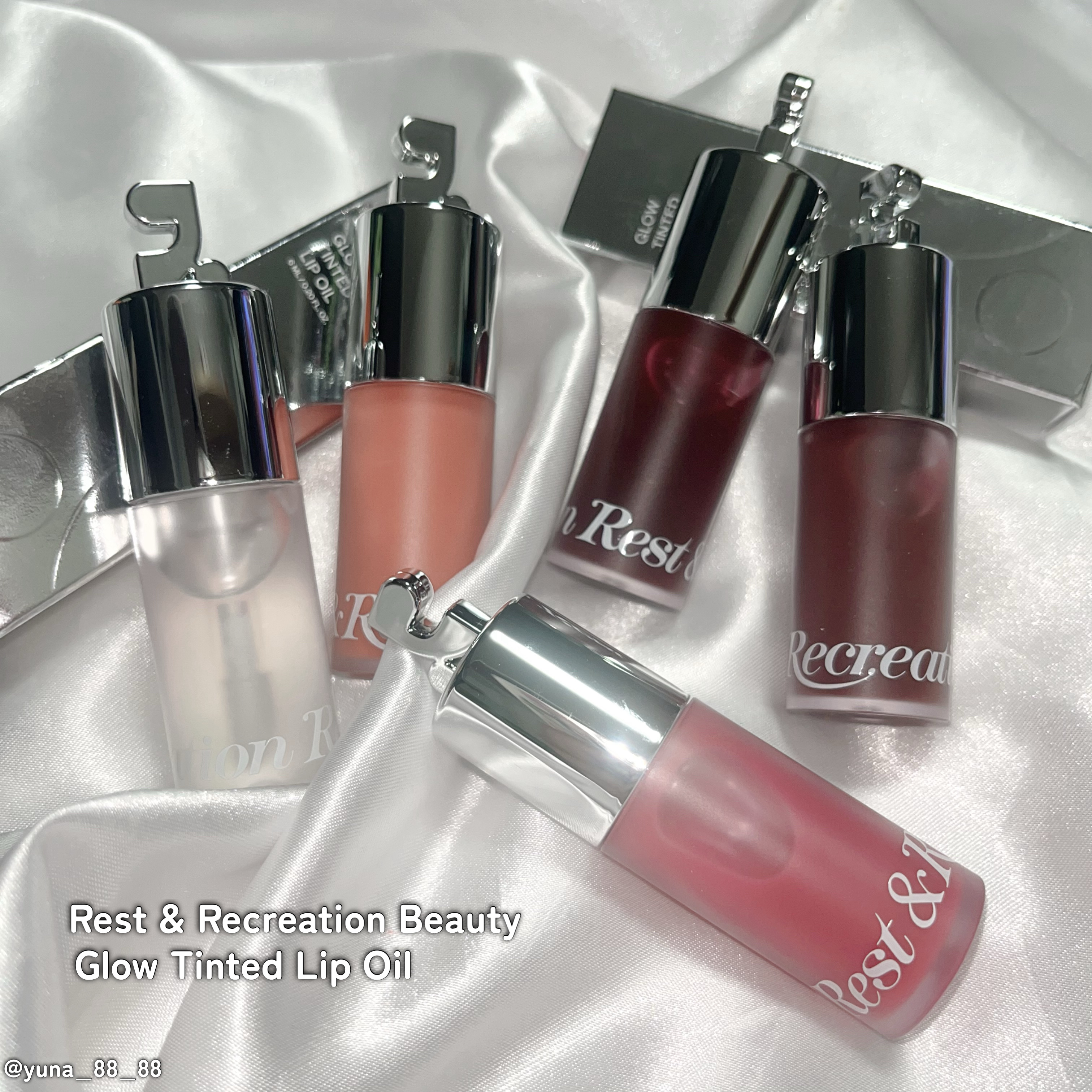 GLOW TINTED LIP OIL/Rest & Recreation BEAUTY/リップオイルを使ったクチコミ（2枚目）