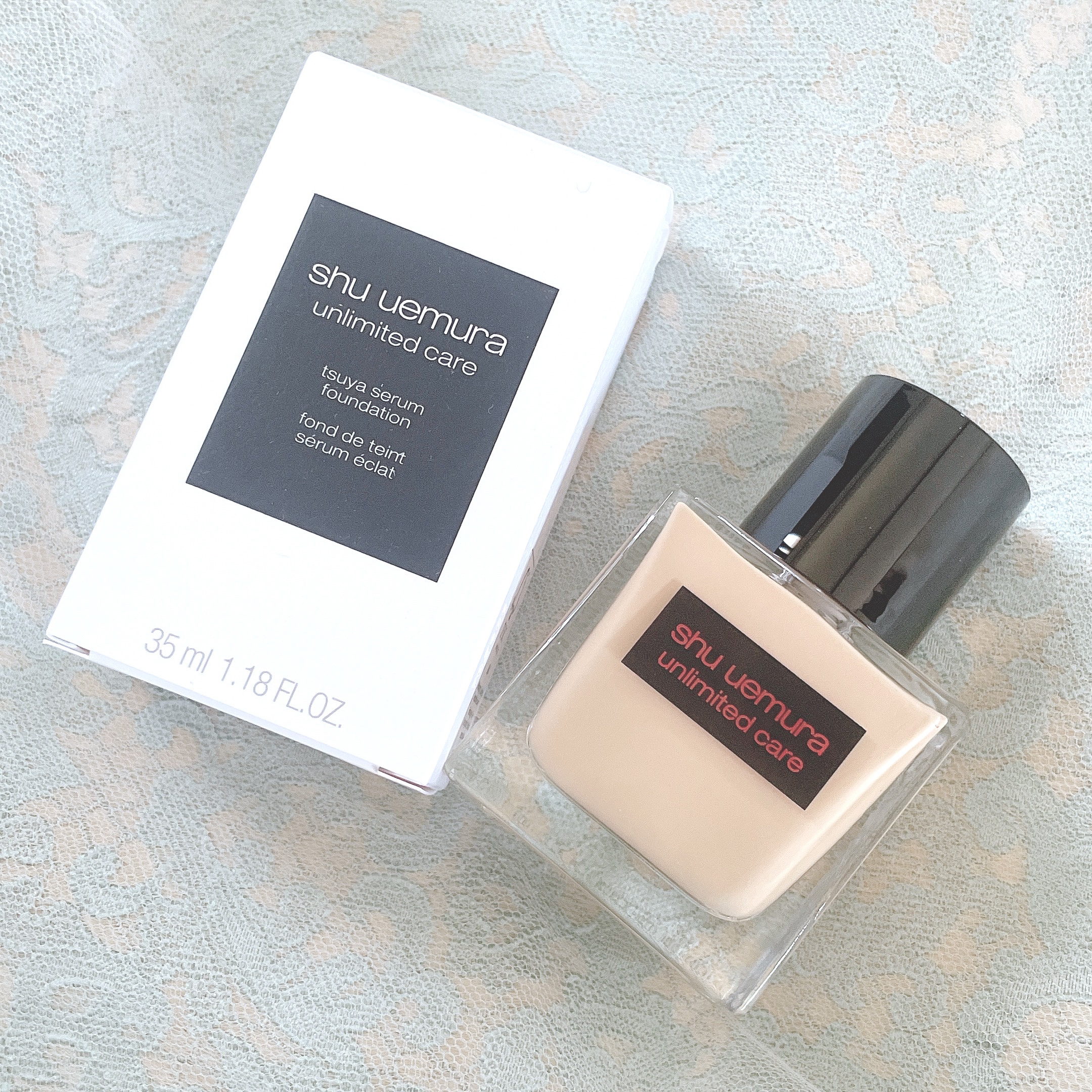 アンリミテッド ケア ツヤ セラム ファンデーション/shu uemura/リキッドファンデーションを使ったクチコミ（1枚目）