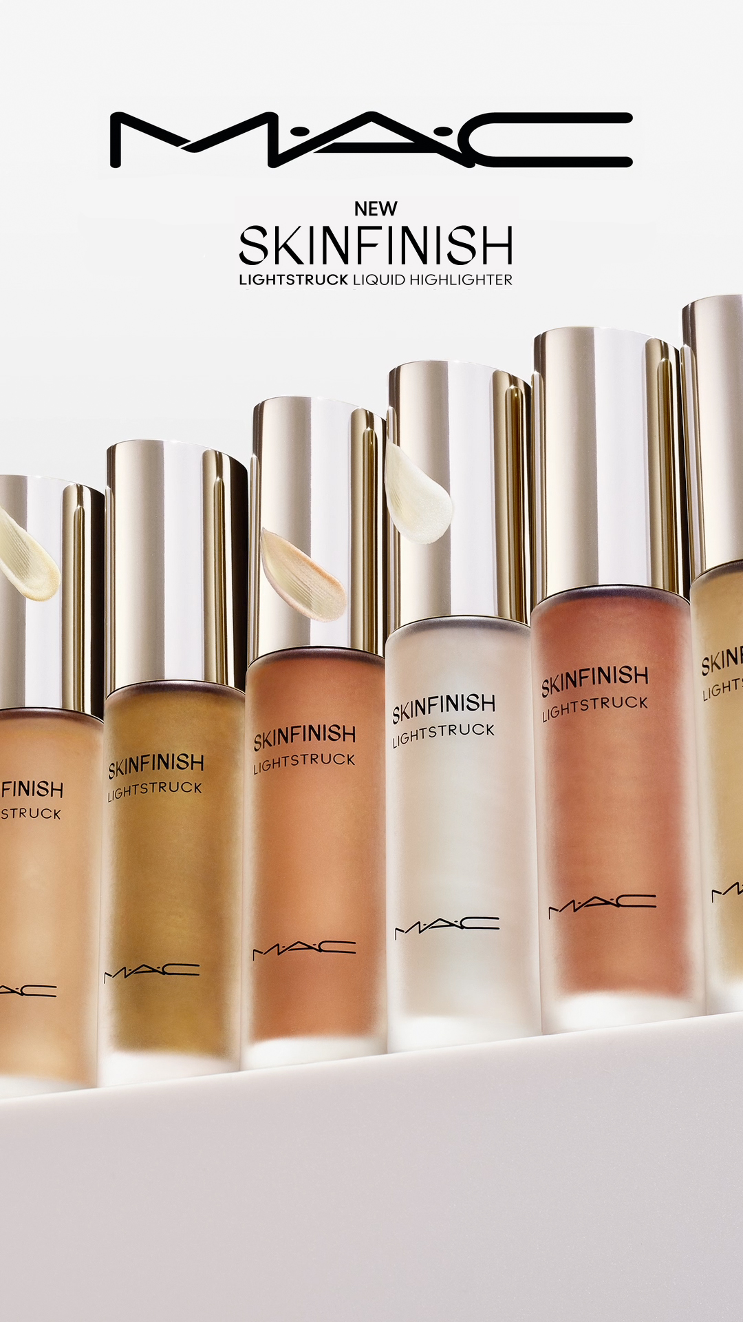 スキンフィニッシュ ライトストラック リキッド ハイライター/M・A・C/リキッドハイライトを使ったクチコミ（2枚目）