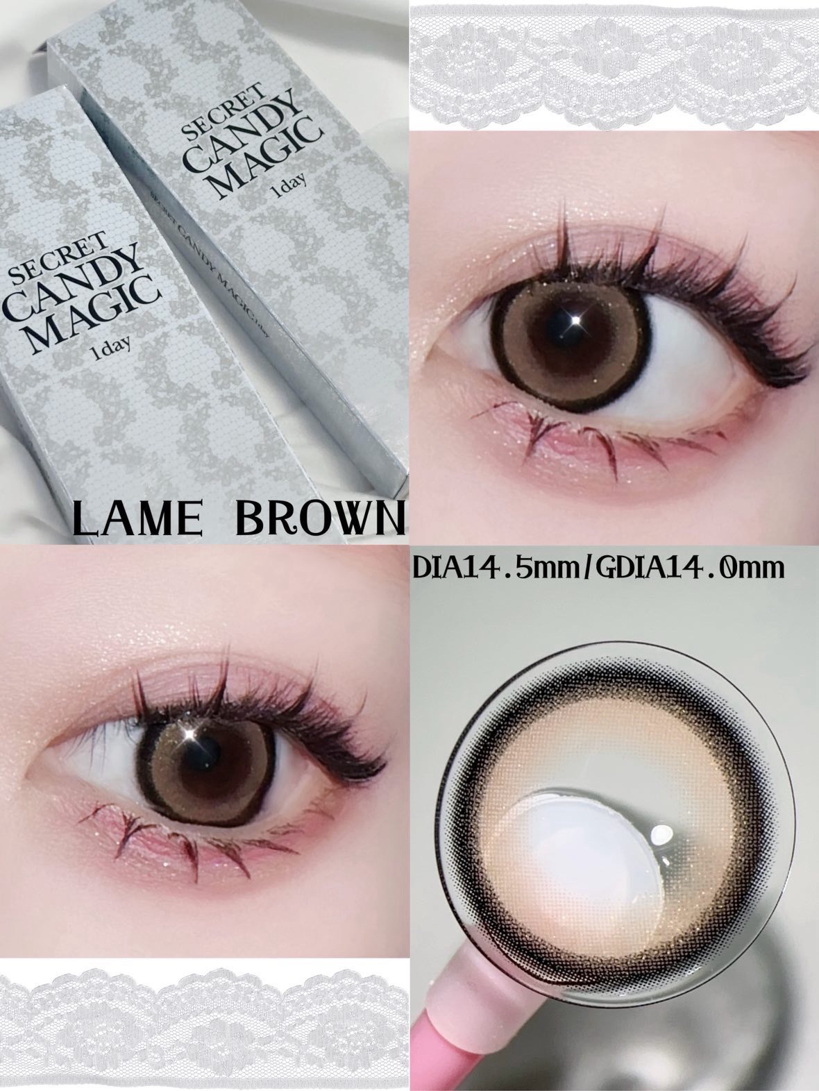 secretcandymagic 1day(シークレットキャンディーマジック）/secret candymagic/ワンデー（１DAY）カラコンを使ったクチコミ（3枚目）