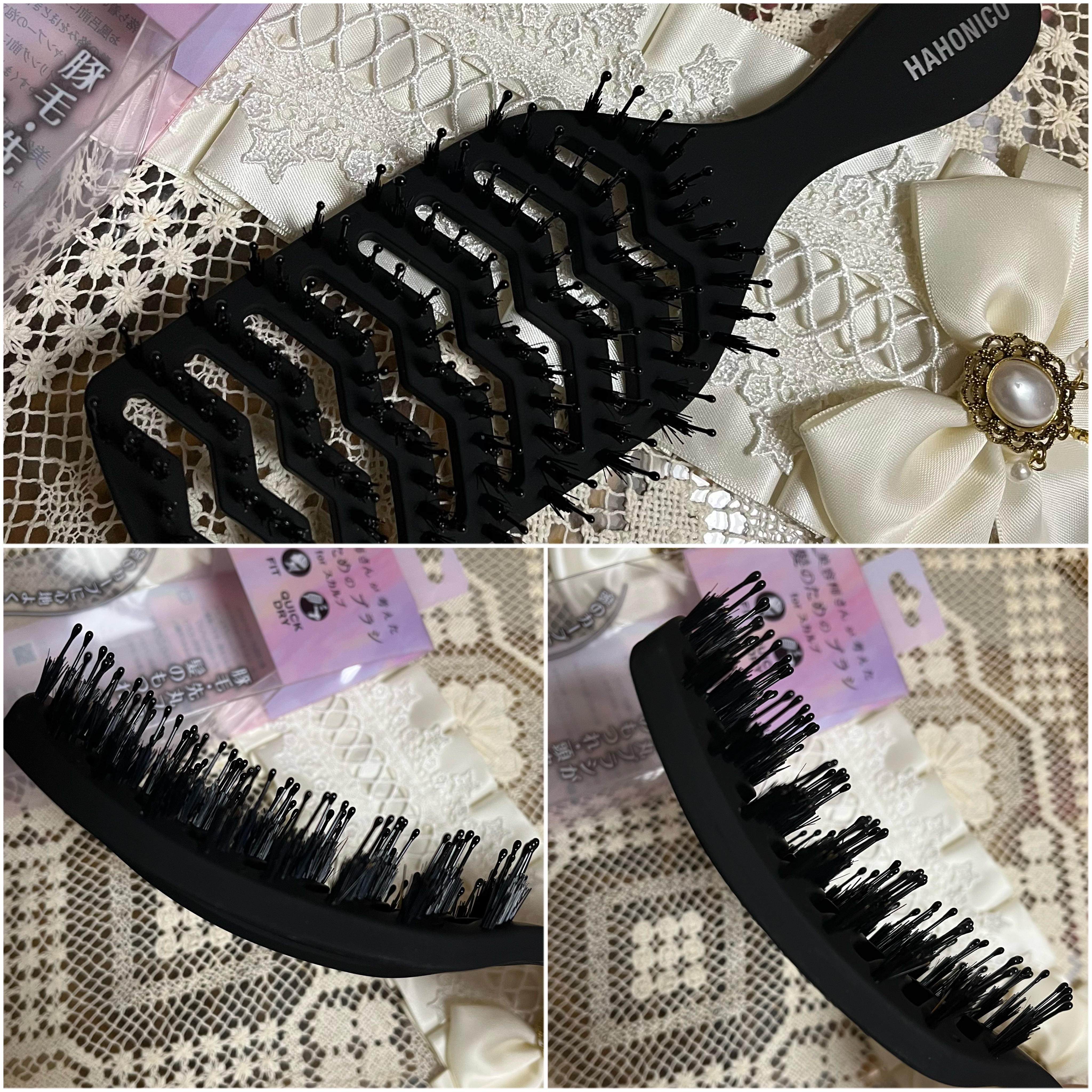 ハホニコハッピーライフ HAHONICO 美容師さんが考えた髪のためのブラシfor スカルプのクチコミ「こんにちは⭐︎
いつもいいねやフォローをしてくださり
ありがとうございます♪

*

LOFT.....」（2枚目）