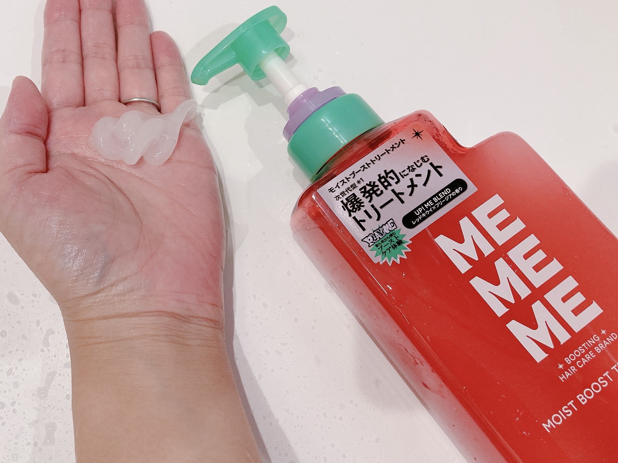 モイストブーストシャンプー／モイストブーストトリートメント/MEMEME/市販シャンプーを使ったクチコミ（3枚目）