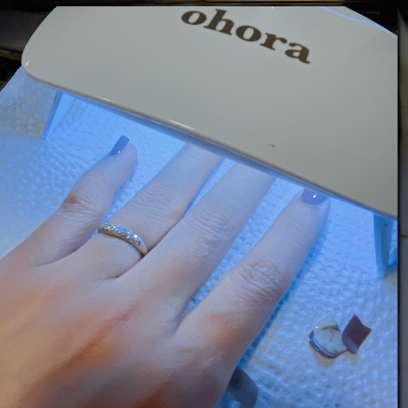 セミキュアジェルネイル(ハンド)/ohora/ネイルシールを使ったクチコミ(8枚目)