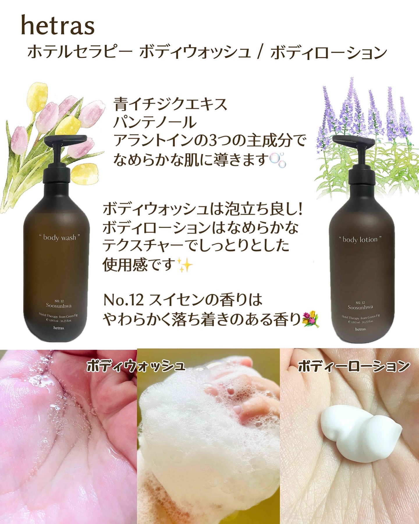 ヘトラス　ボディーローション/hetras/その他スキンケアを使ったクチコミ（2枚目）