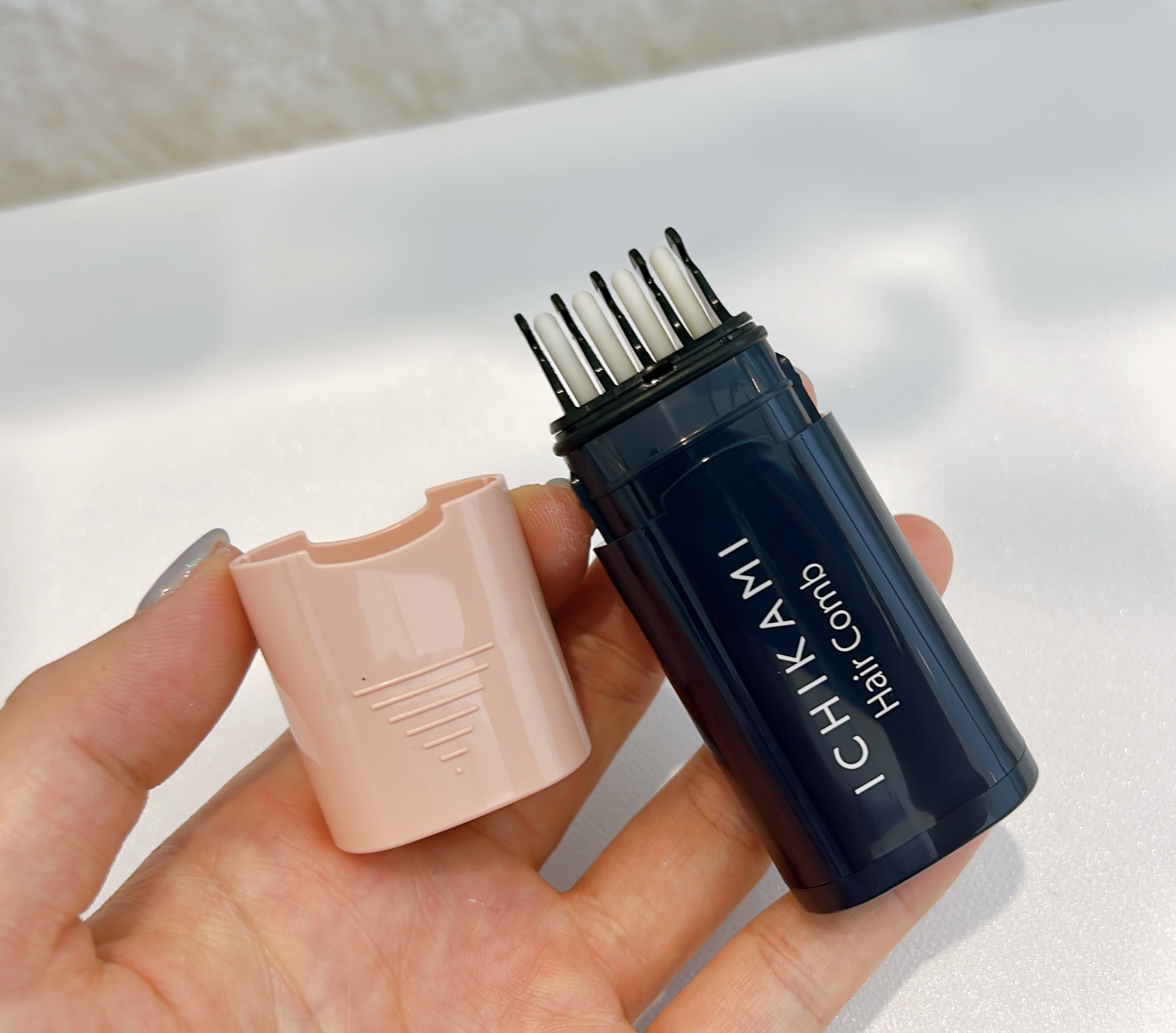 流し前髪キープコーム/いち髪/ヘアジェルを使ったクチコミ（3枚目）