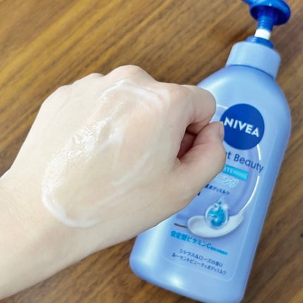 【医薬部外品】ニベア ルーセントビューティ シルクブライトニング ブライトニング美容液ボディミルク/ニベア/ボディミルクを使ったクチコミ(3枚目)