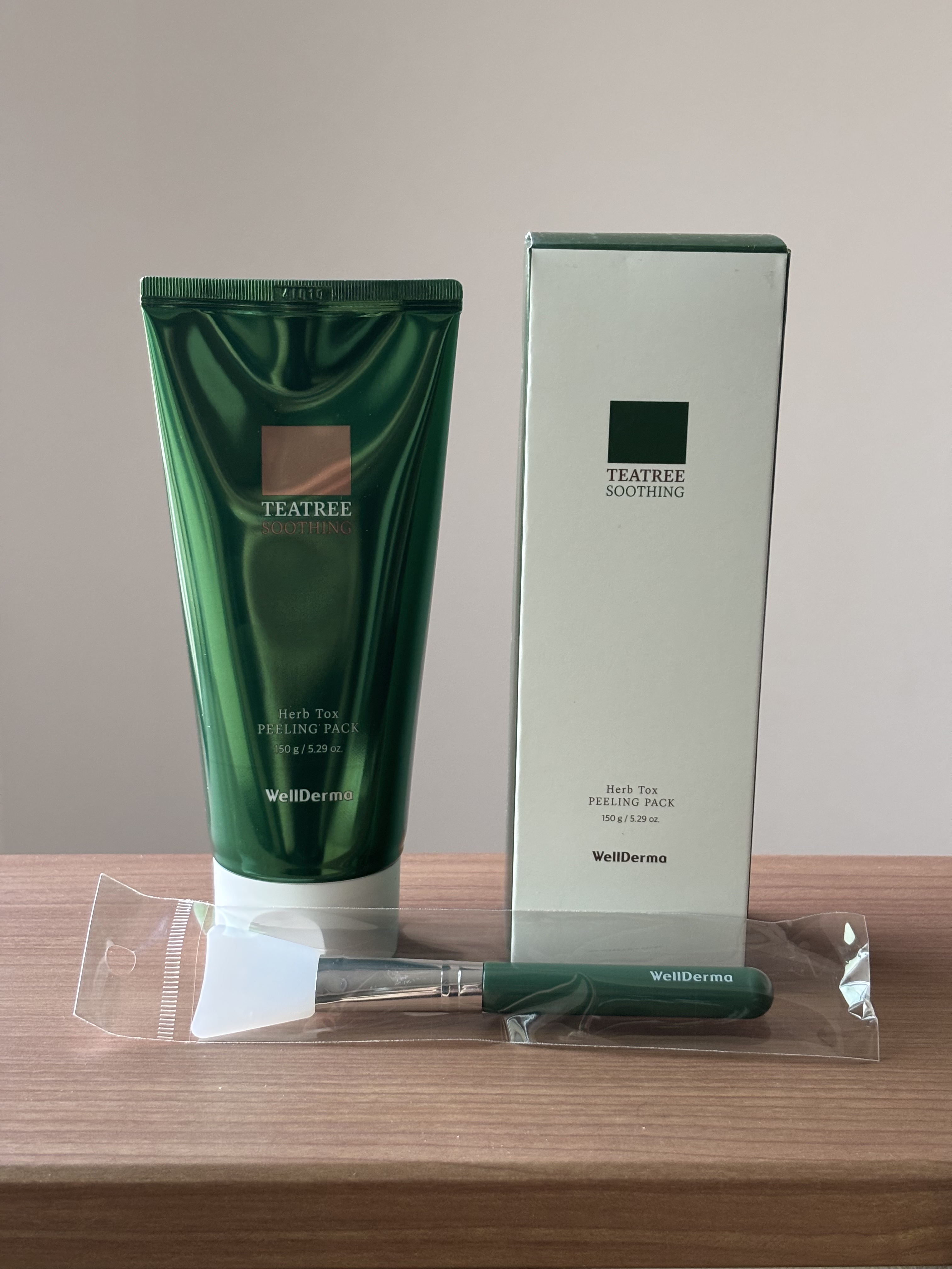 ティーツリーハーブピーリングパック/WellDerma/洗い流すパック・マスクを使ったクチコミ（1枚目）