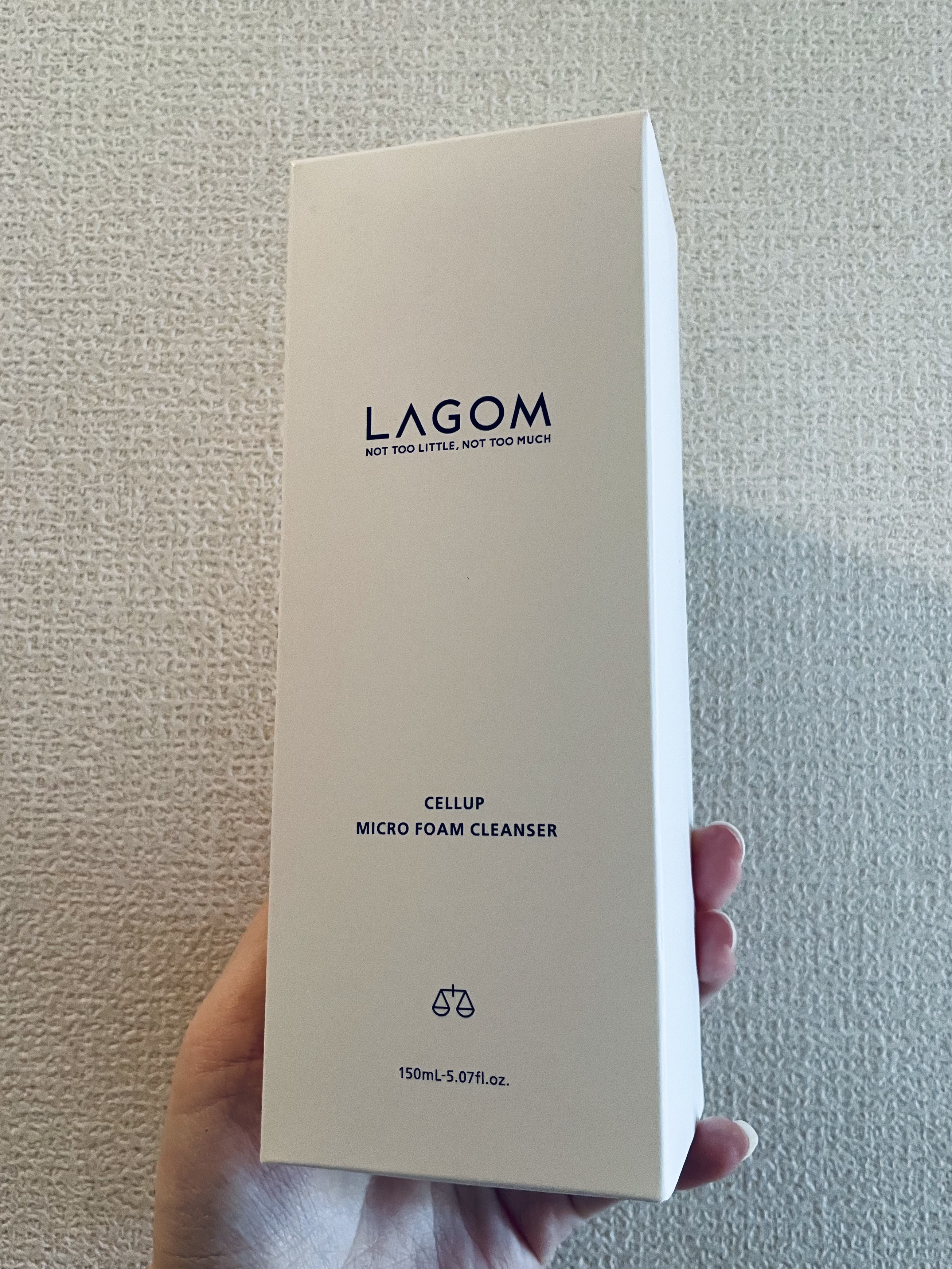マイクロフォーム クレンザー(夜用洗顔)/LAGOM /クレンジングクリームを使ったクチコミ（3枚目）