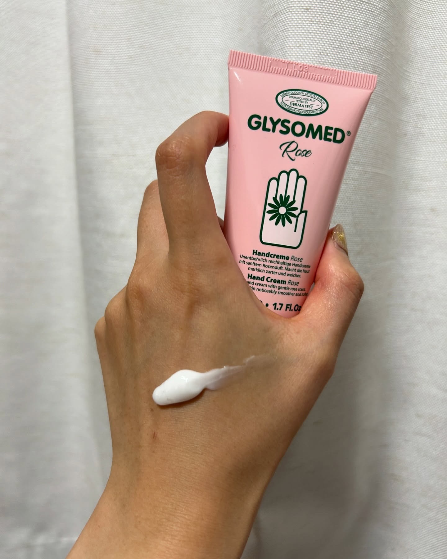 グリソメド ハンドクリーム A (ローズ)/グリソメド/ハンドクリームを使ったクチコミ（2枚目）
