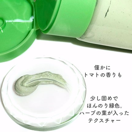 グリーントマトクレイマスククレンザー/FULLY/洗い流すパック・マスクを使ったクチコミ(4枚目)