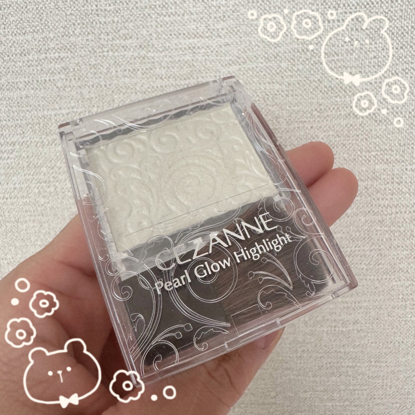 パールグロウハイライト/CEZANNE/パウダーハイライトを使ったクチコミ(1枚目)