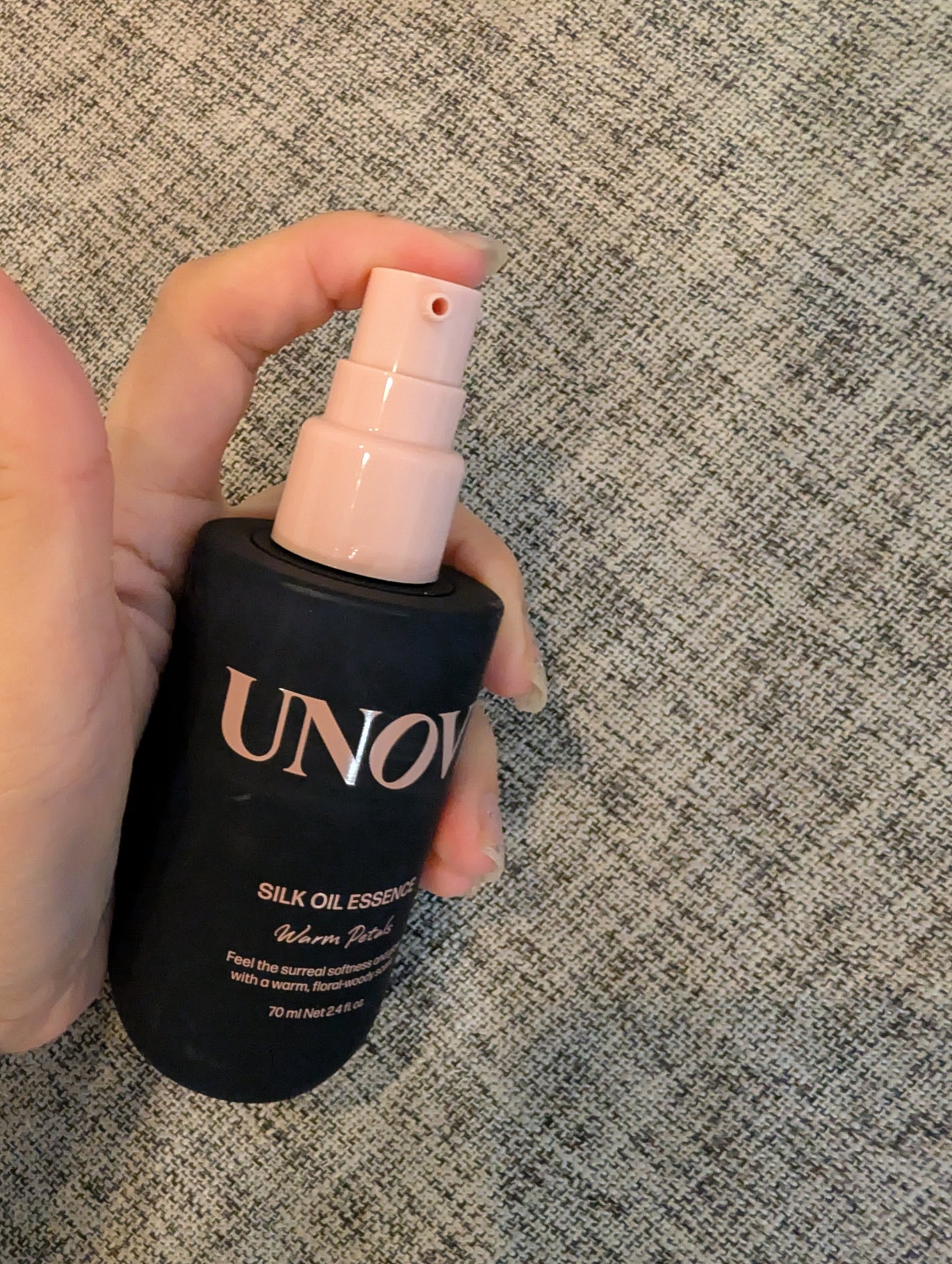 アノブ シルクオイルエッセンス/UNOVE/ヘアオイルを使ったクチコミ(2枚目)