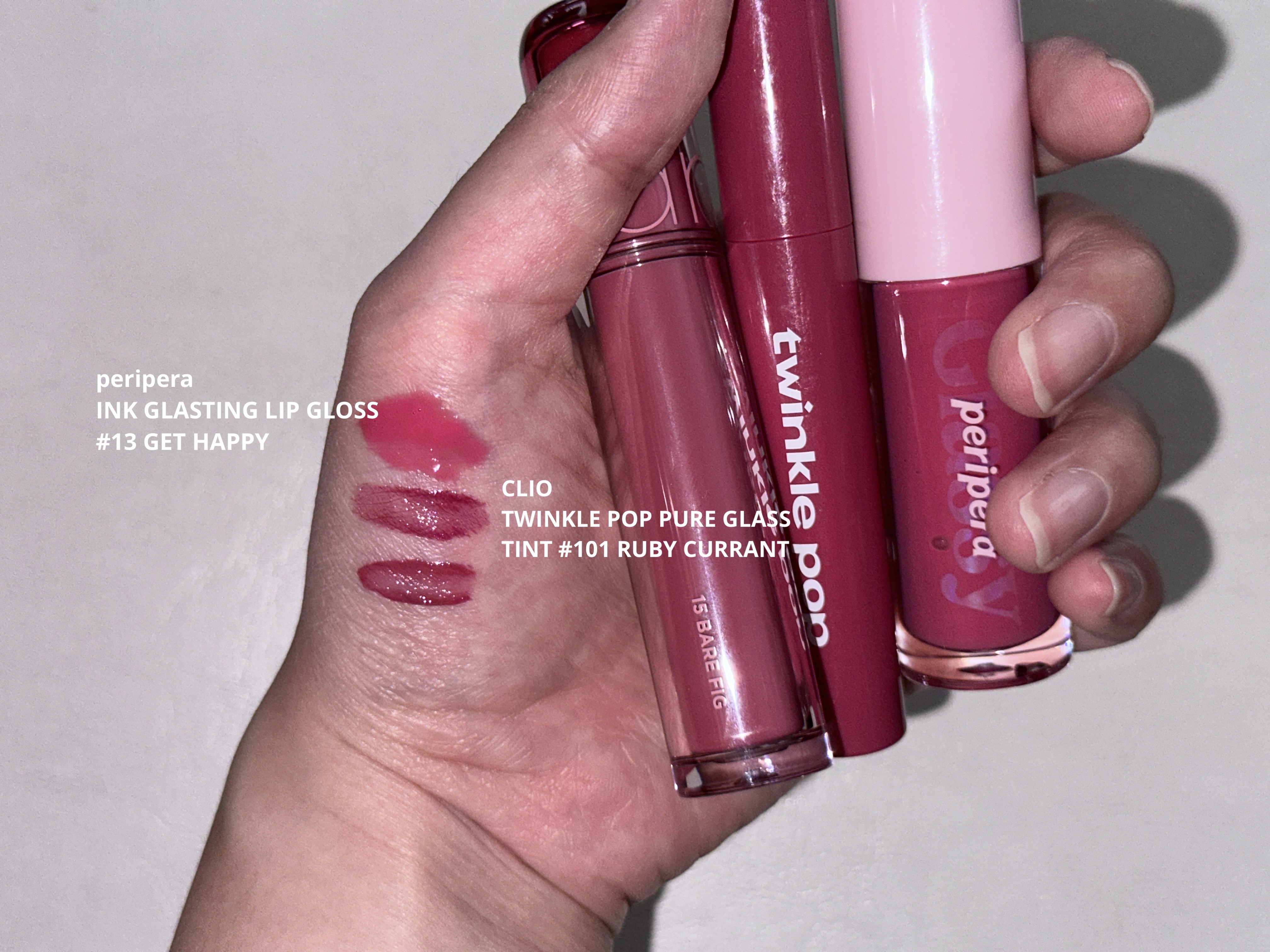 インク グラスティング リップ グロス/PERIPERA/リップグロスを使ったクチコミ（2枚目）