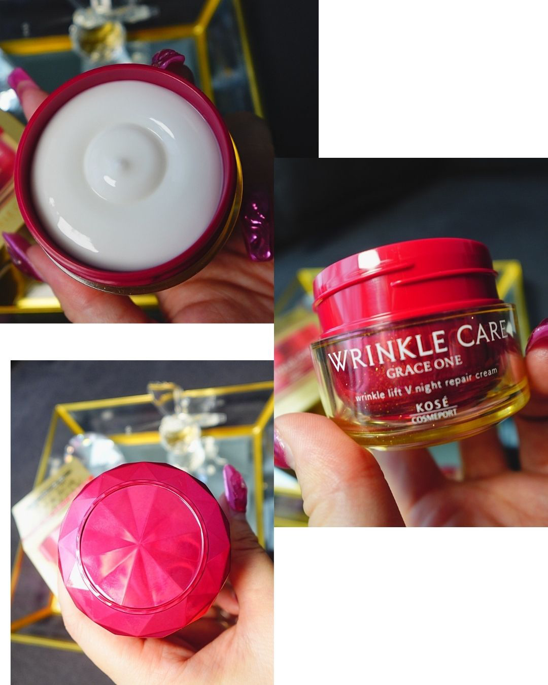グレイス ワン リンクルケア リンクルリフトＶ ナイトリペアクリーム/グレイスワン/フェイスクリームを使ったクチコミ（3枚目）