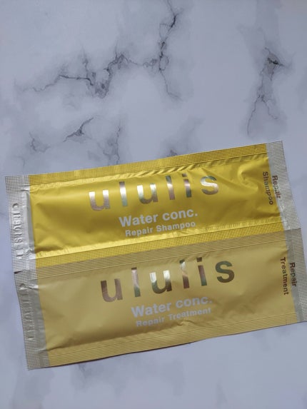ウォーターコンク リペアシャンプー/ヘアトリートメント/ululis/シャンプー・コンディショナーを使ったクチコミ(1枚目)