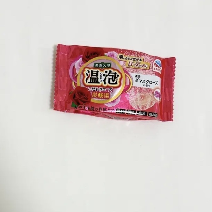 温泡 こだわりローズ/温泡/炭酸系入浴剤を使ったクチコミ（1枚目）