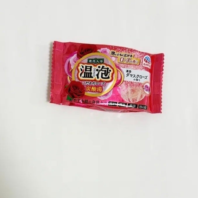 温泡 こだわりローズ/温泡/炭酸系入浴剤を使ったクチコミ(1枚目)