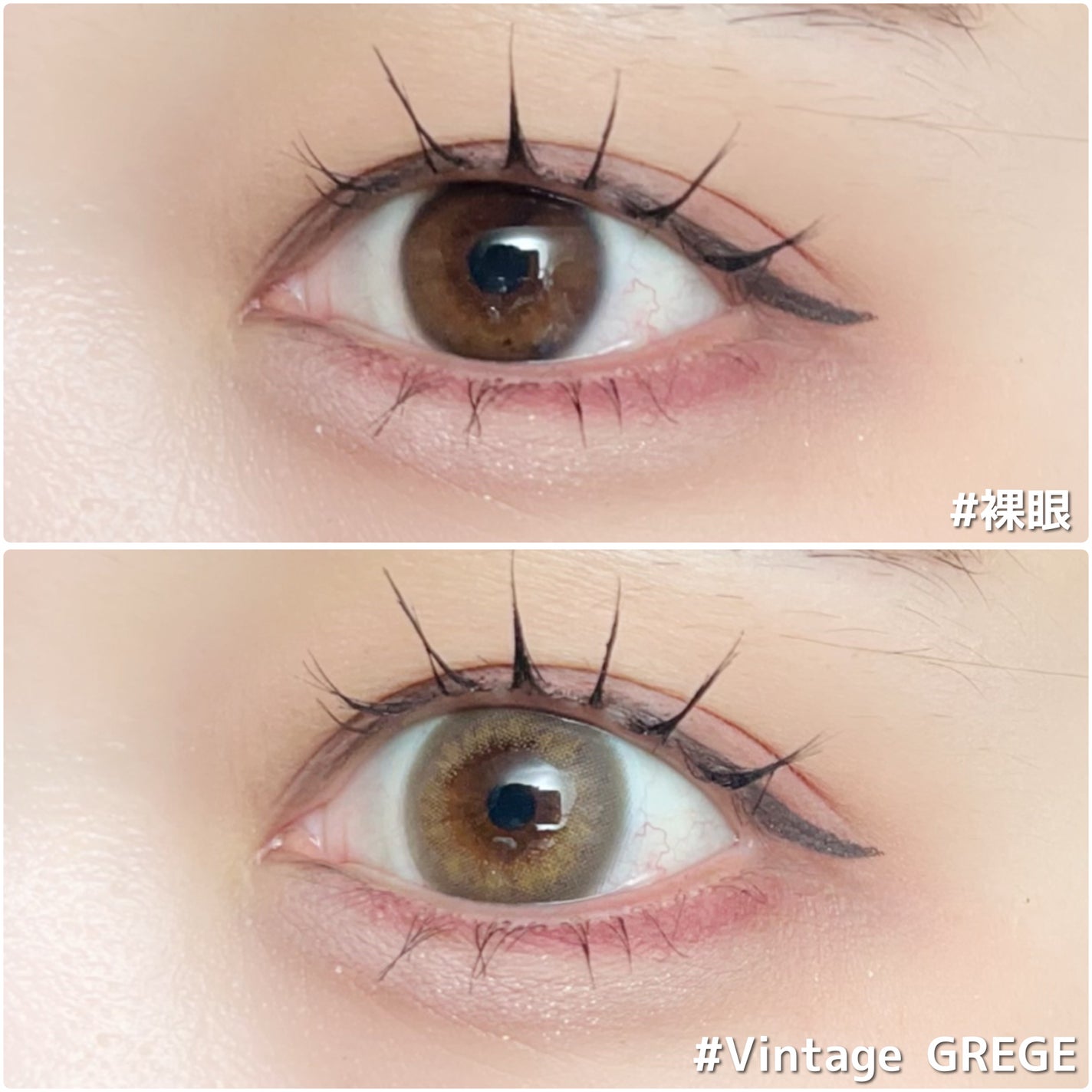 Angelcolor Bambi Series Vintage 1day/AngelColor/ワンデー(1DAY)カラコンを使ったクチコミ(4枚目)