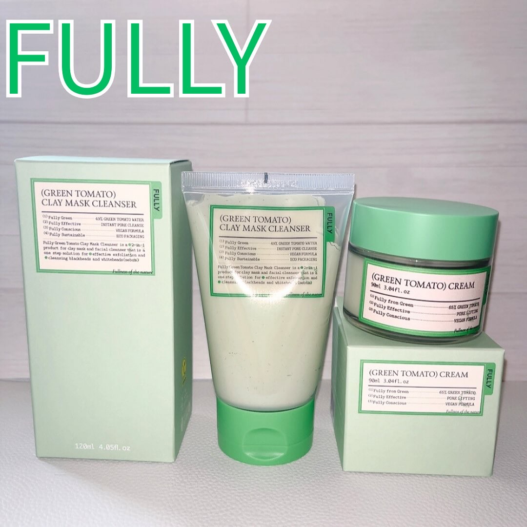 グリーントマトクレイマスククレンザー/FULLY/洗い流すパック・マスクを使ったクチコミ（1枚目）