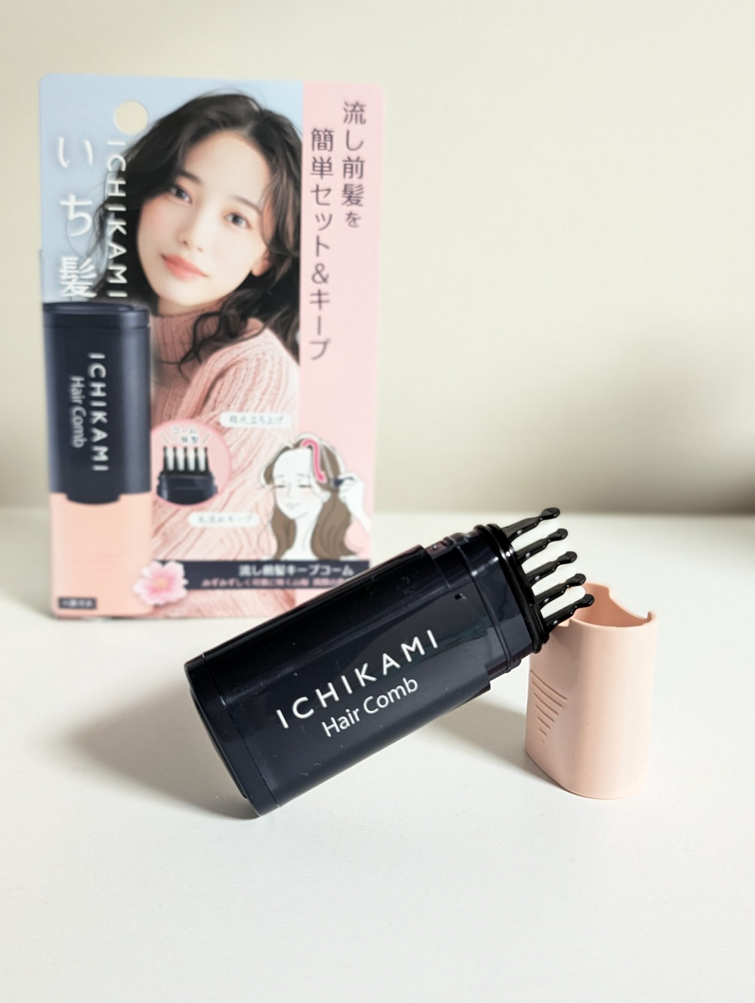 流し前髪キープコーム/いち髪/ヘアジェルを使ったクチコミ（1枚目）