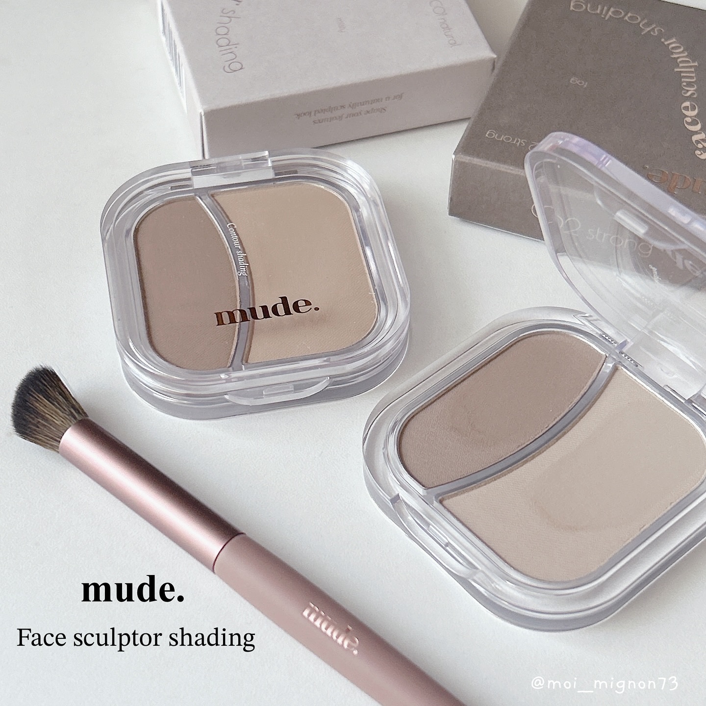 フェイススカルプターシェーディング/mude./シェーディングを使ったクチコミ（1枚目）