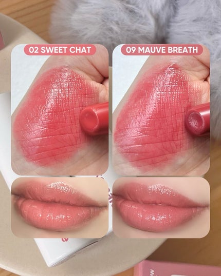 ヘルシーグロウバームスティック/wakemake/口紅を使ったクチコミ(4枚目)