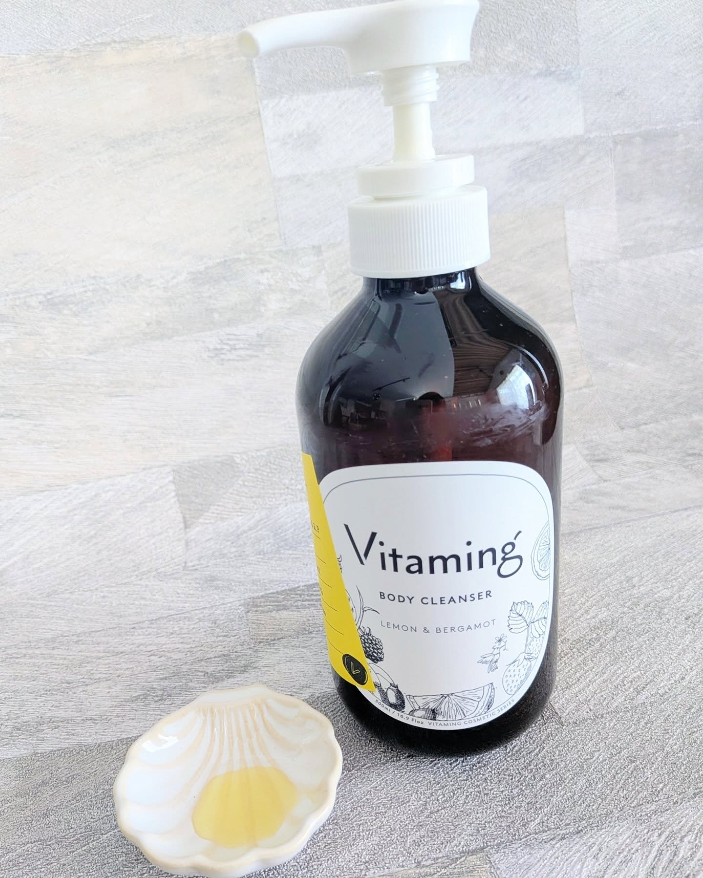 リフレッシングボディソープ(レモン＆ベルガモットの香り)/Vitaming/ボディソープを使ったクチコミ（2枚目）