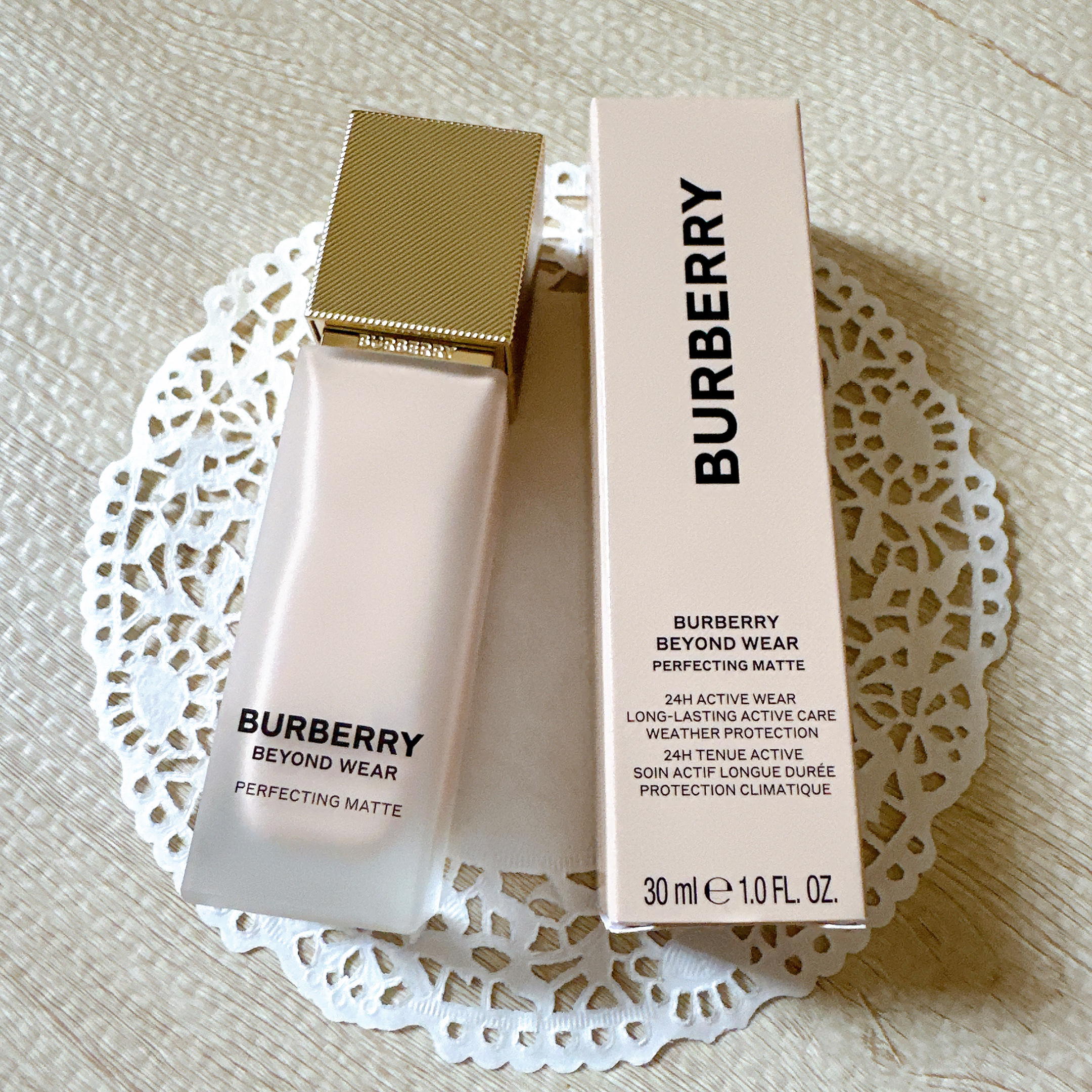 バーバリー ビヨンド ウェア パーフェクティング マット/Burberry Beauty/リキッドファンデーションを使ったクチコミ（2枚目）
