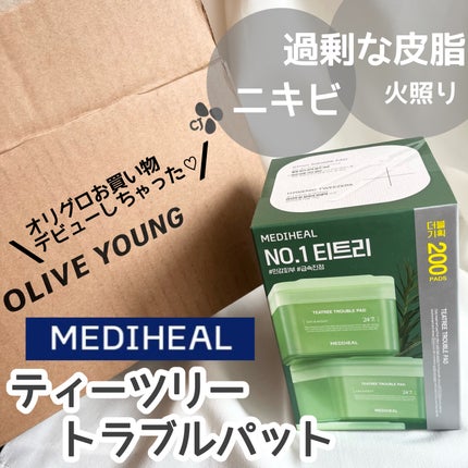 ティーツリー トラブルパッド/MEDIHEAL/トナーパッドを使ったクチコミ(1枚目)