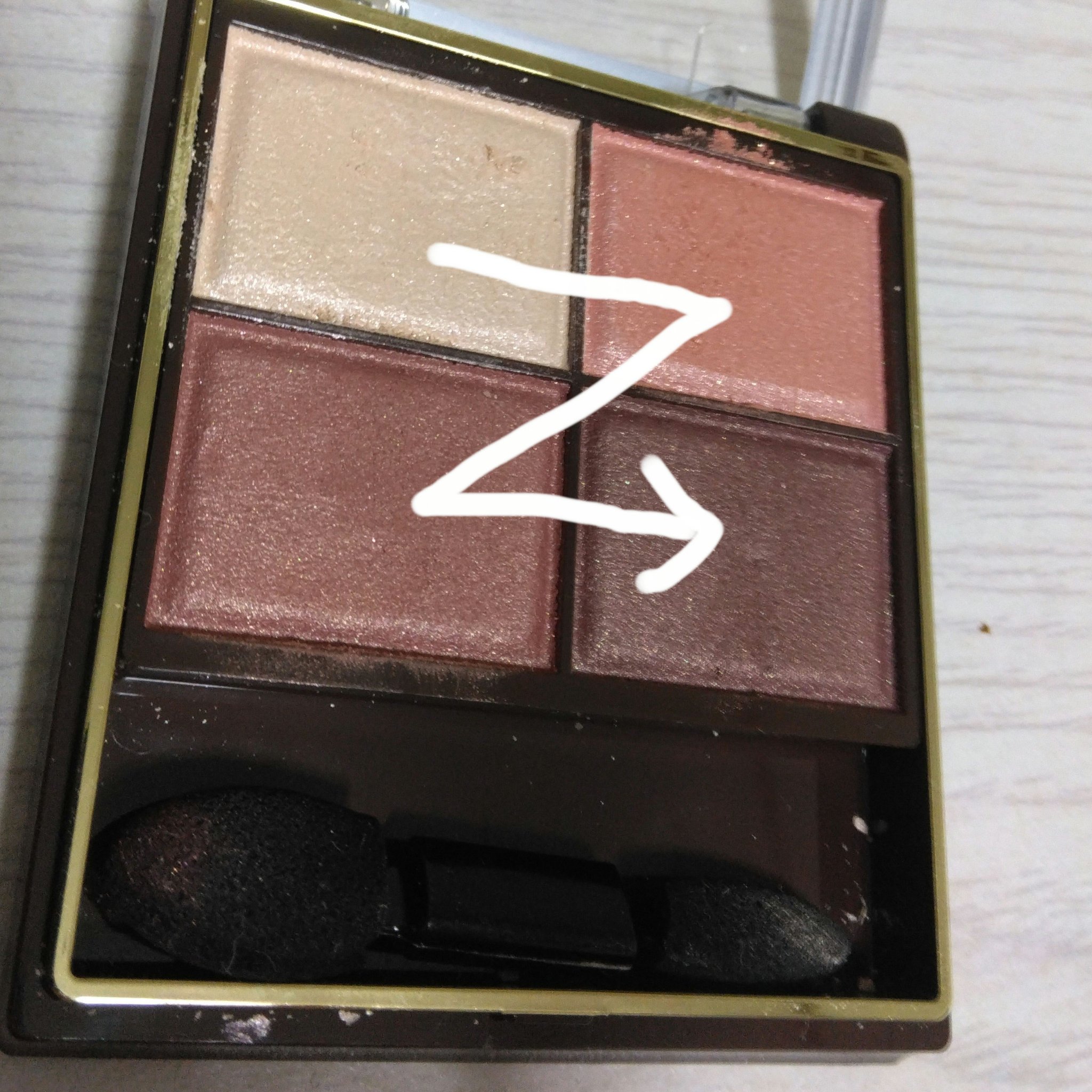 スキニーリッチシャドウ SR11 ブリックブラウン/excel/アイシャドウパレットを使ったクチコミ（2枚目）
