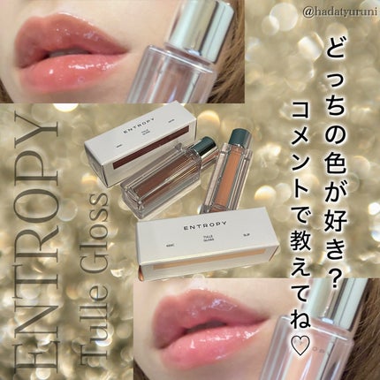 チュールグロス/ENTROPY/リップグロスを使ったクチコミ(5枚目)