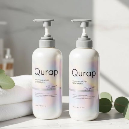 ラッピングモイストシャンプー/トリートメント/Qurap/市販シャンプーを使ったクチコミ(1枚目)