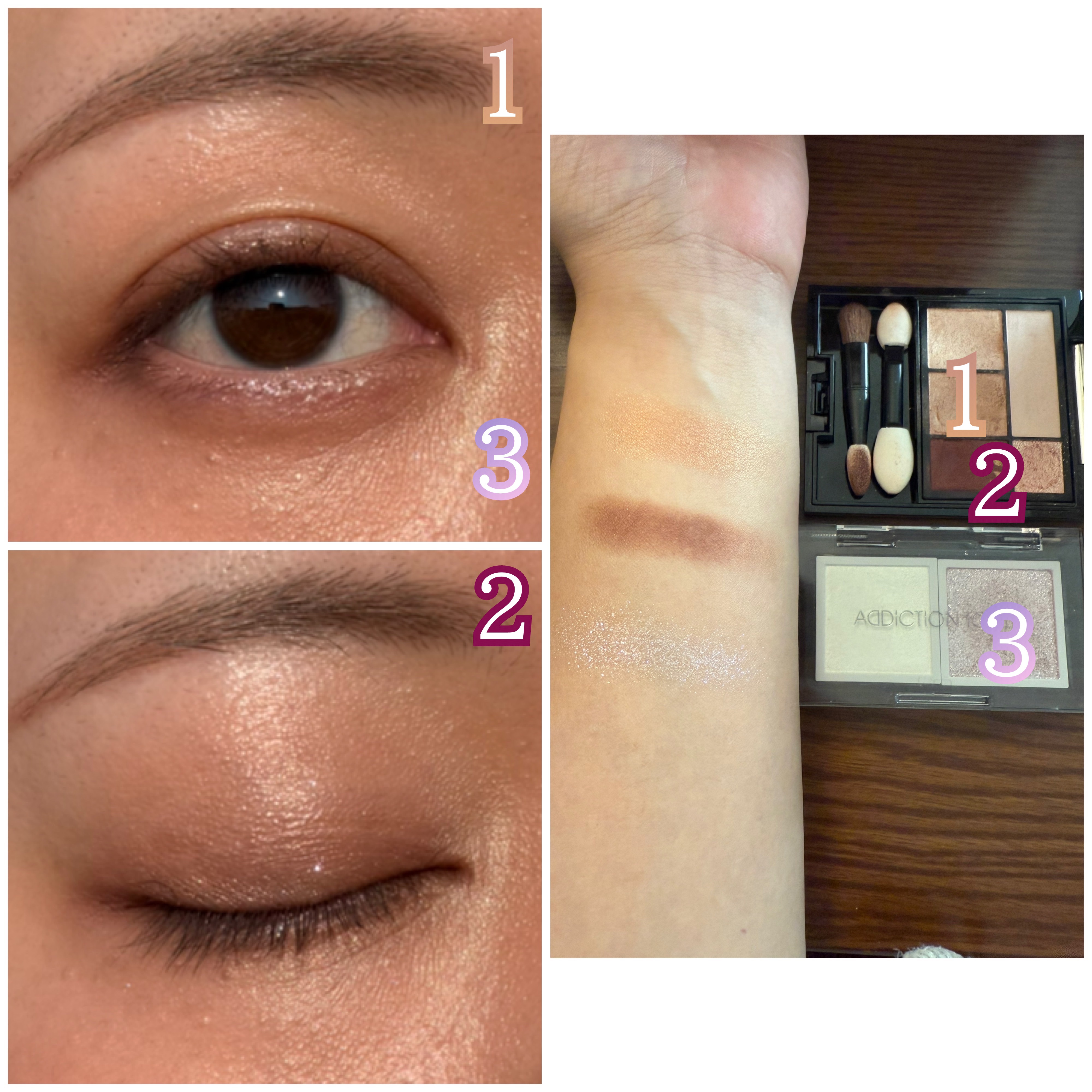 ドラマティックスタイリングアイズ/マキアージュ/アイシャドウパレットを使ったクチコミ（2枚目）