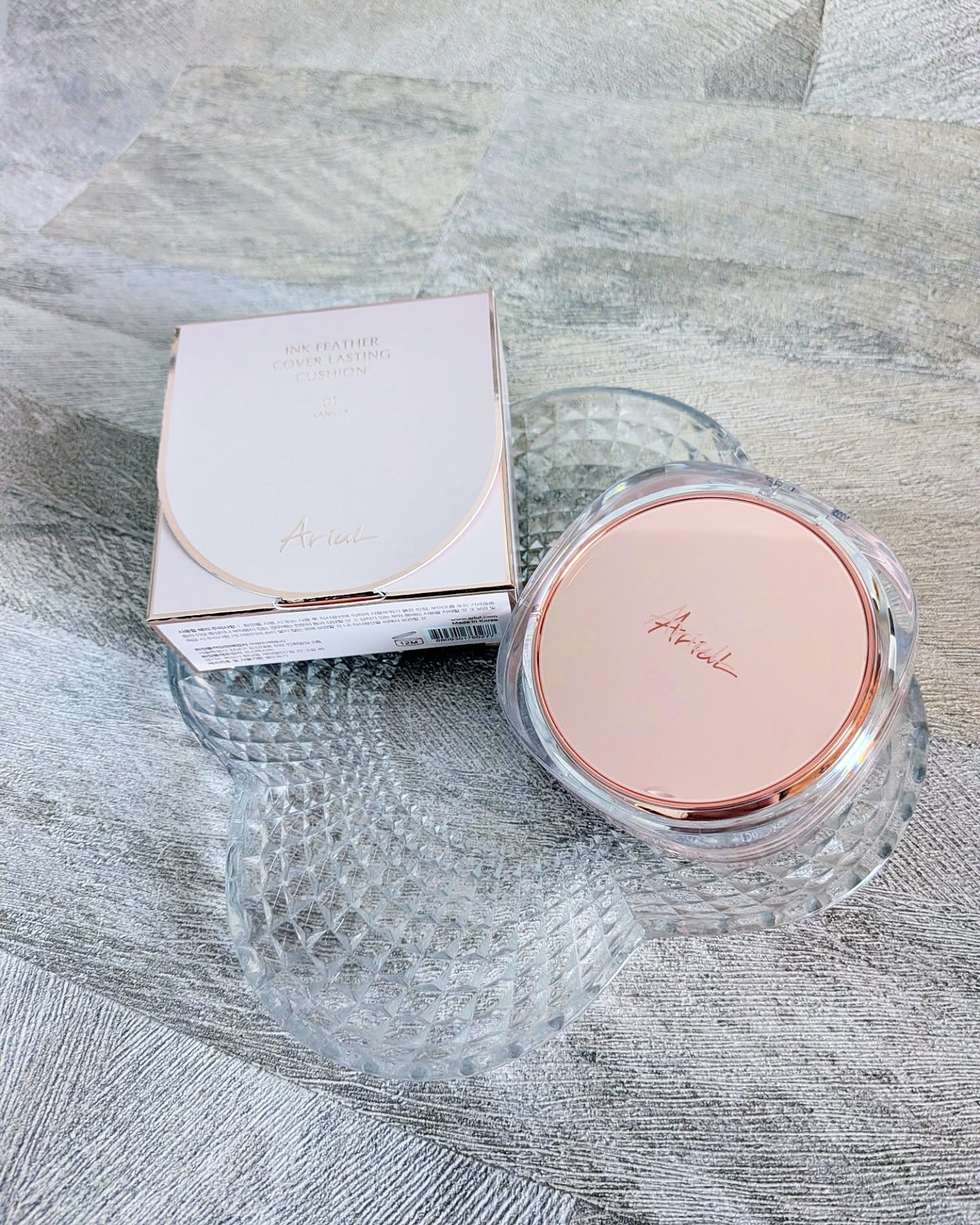 アリウル インクフェザーカバーラスティングクッション/Ariul/クッションファンデーションを使ったクチコミ（2枚目）