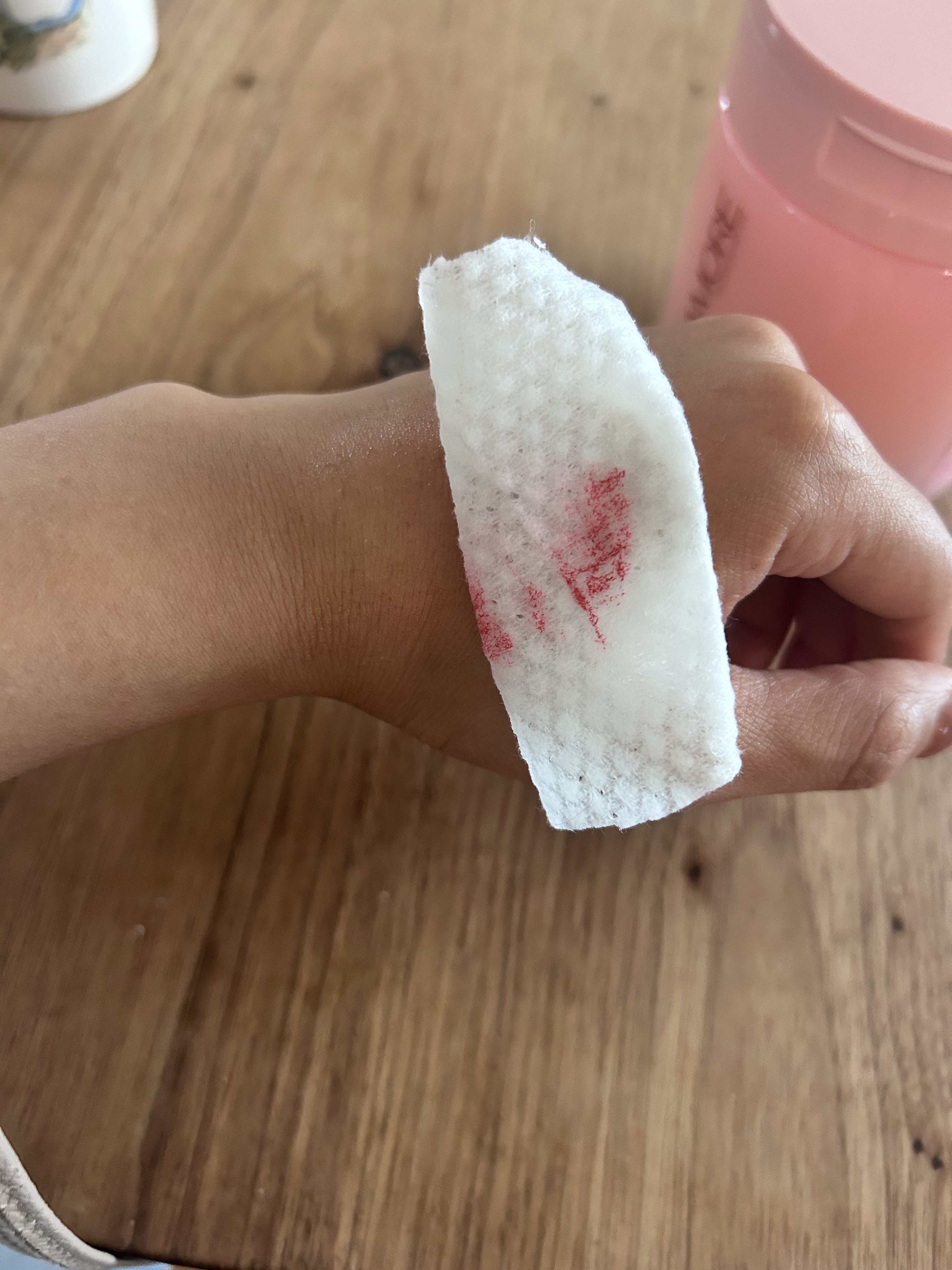 ローズ＆ティーツリークレンジングパッド/VERAMORE/クレンジングシートを使ったクチコミ（3枚目）