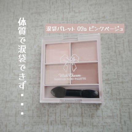 &. WithCharm 涙袋パレット/DAISO/アイシャドウパレットを使ったクチコミ(1枚目)