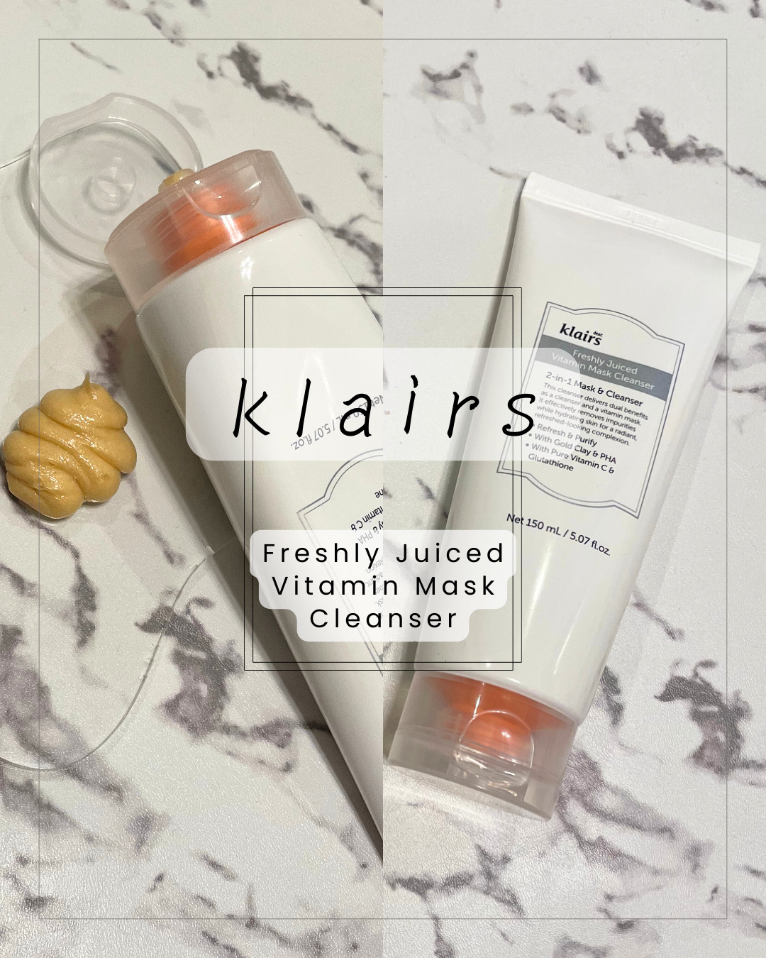 ヒアルビタグルパッククレンザー/Klairs/洗顔フォームを使ったクチコミ（1枚目）