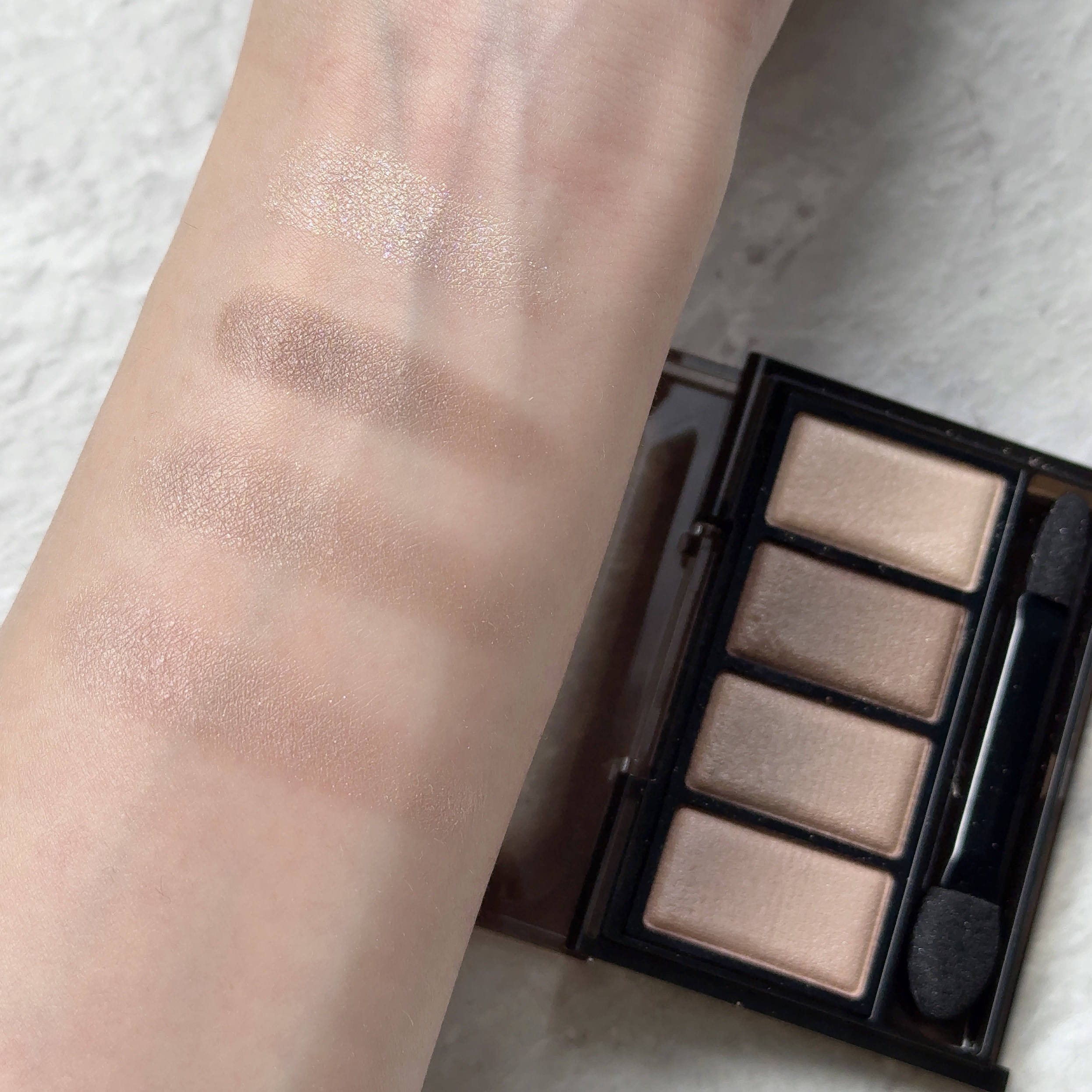 ケイト メロウブラウンアイズ EX-1 メルティング コーラルブラウン(限定)/KATE/アイシャドウパレットを使ったクチコミ（3枚目）