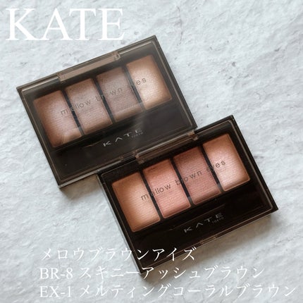 ケイト メロウブラウンアイズ/KATE/アイシャドウパレットを使ったクチコミ(1枚目)
