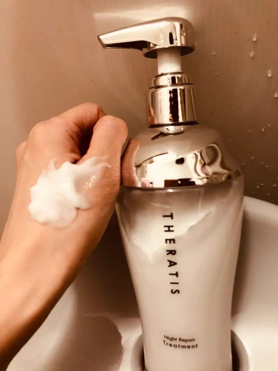 ナイトリペア シャンプー/ヘアトリートメント/THERATIS/シャンプー・コンディショナーを使ったクチコミ（3枚目）
