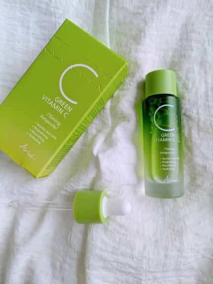 アリウル グリーンビタミンC トーニングセラム(アンプル)/Ariul/美容液を使ったクチコミ(6枚目)