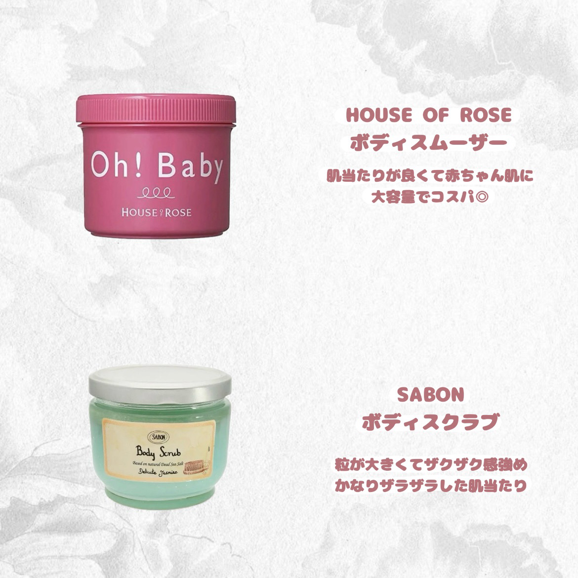 ボディ スムーザー /ハウス オブ ローゼ/ボディスクラブを使ったクチコミ（2枚目）