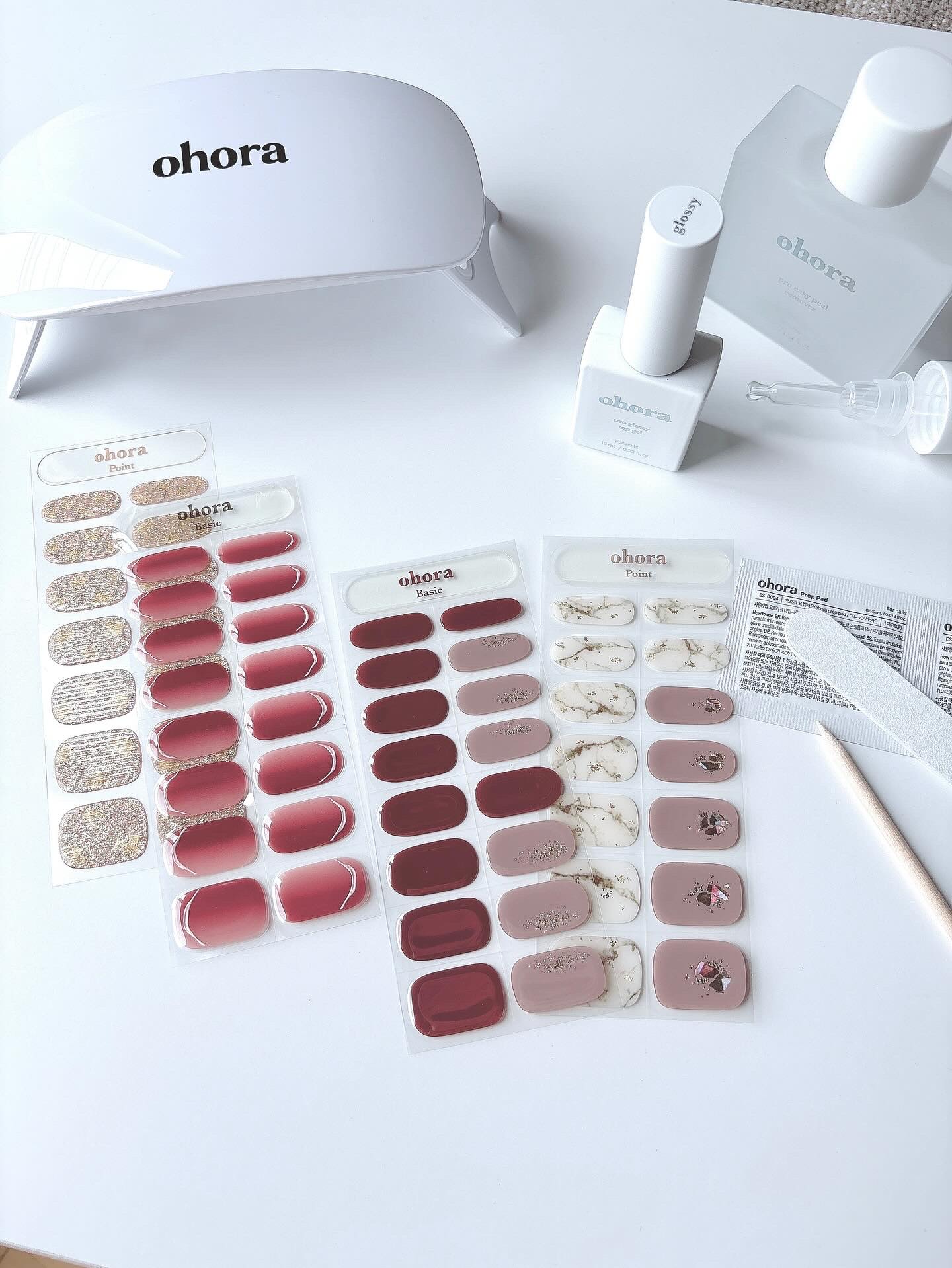 セミキュアジェルネイル（ハンド）/ohora/ネイルシールを使ったクチコミ（2枚目）